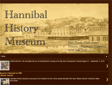 Tablet Screenshot of hannibalhistorymuseum.com